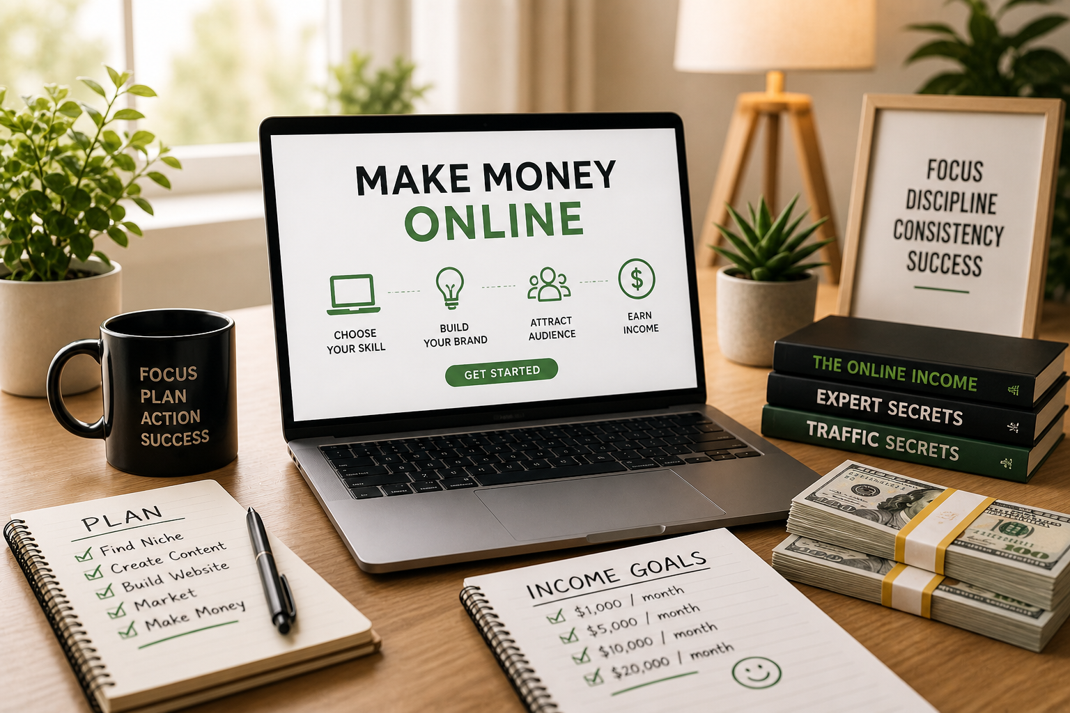 About Us Learn how to make money online